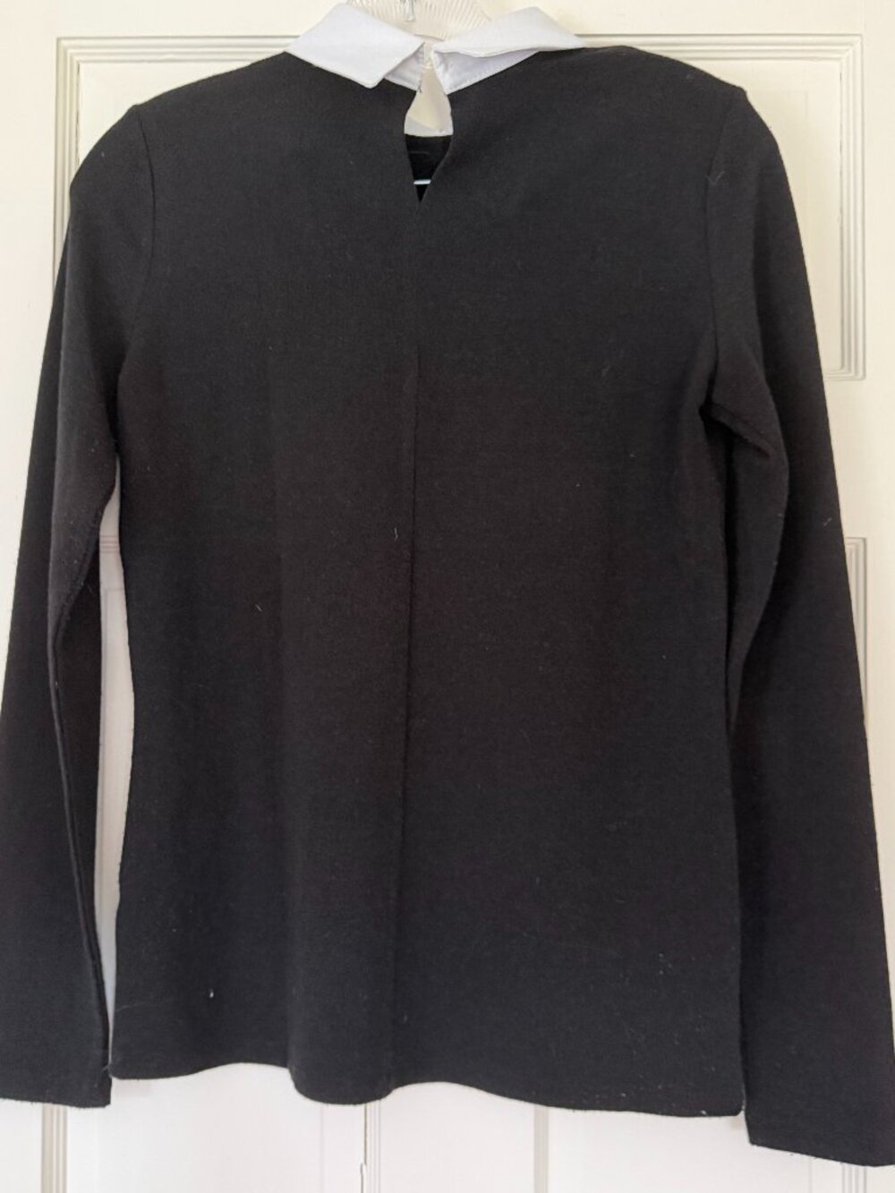 Black Zara Sweater with Jewel Collar - Picture 3 of 4